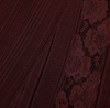 Self Portrait Burgundy Lace Insert Midi Dress