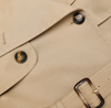 Self Portrait Beige Cropped Trench Jacket
