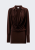The Andamane Plinging Neckline Mini Dress